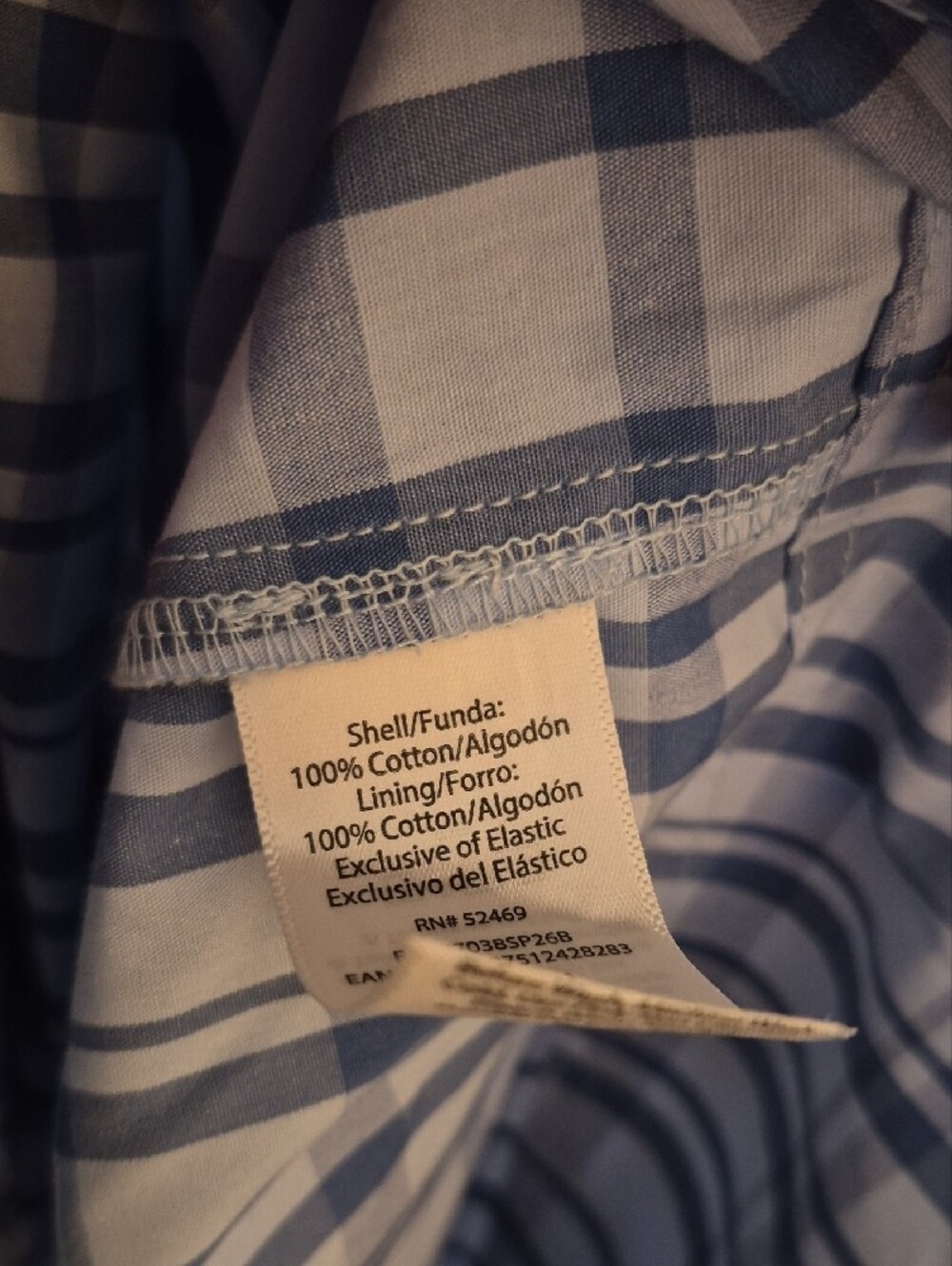Free Assembly Blue Plaid Midi Dress - Picture 4 of 6